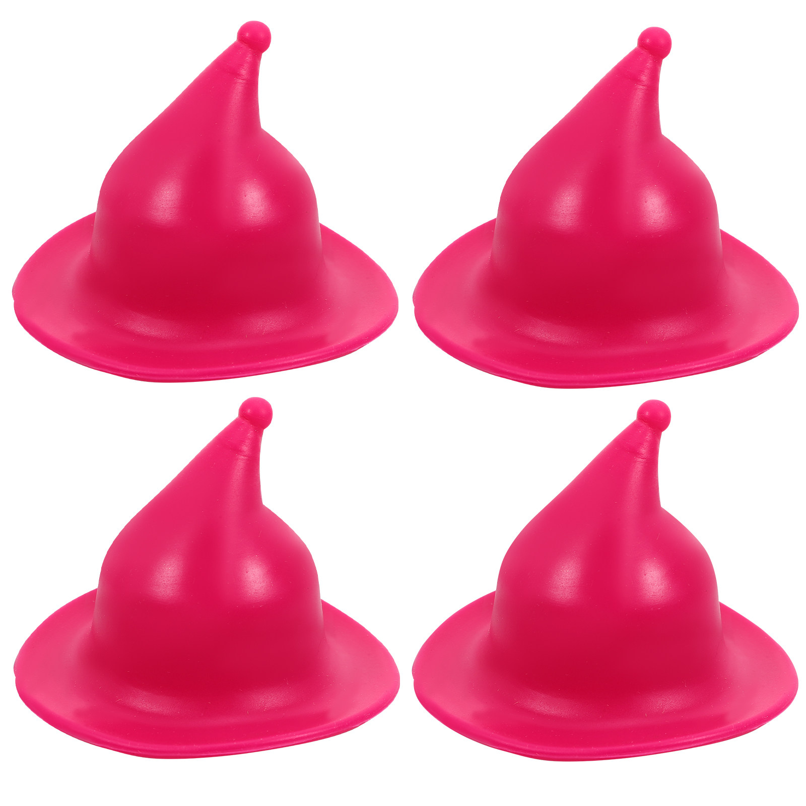 Wine Beer Hat - 4 pièces, bouchons en silicone pour