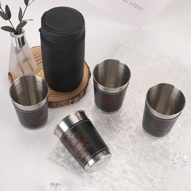 Ensemble de 4 tasses de voyage - Whisky Beer And Wine avis et prix
